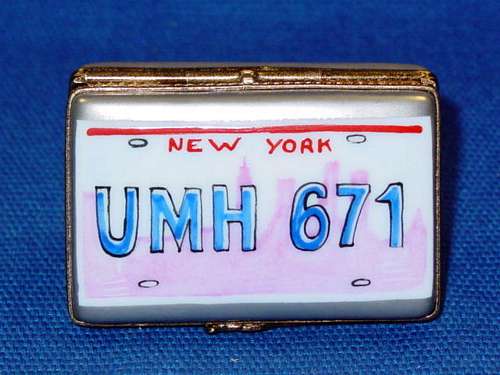 NY LICENSE PLATE